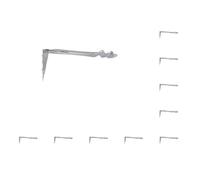 10 set Guitar Tailpiece Repairing Household DIY Dobro Resonator String Bridge Board Stringed Instruments Replacing Spare with Screw