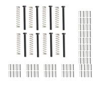 10 set Humbucker Double Coil Pickup Frame Screws Springs for Electric Guitar Black