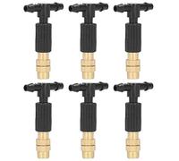 10 Set Micro Garden Watering Spray Head Misting Nozzle with 3 Way Connector Irrigation System for Lawn Plants Flowers Vegetables Potted Public Green Space Family Gardening Wear Corrosio