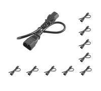 10 set of 0.5m IEC320 C14 to C13 Power Extension Cable Cord for PDU Computer Printer
