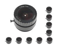 10 set of 1/3" 2.8mm 3 Megapixel F1.2 CS Mount IR Fixed Iris Lens for CCTV IP Camera