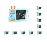10 set of Kids Math Games Portable Electronic Math Counters for Students Boys Children Blue, 19.3x12.5 cm