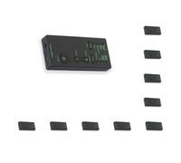 10 set of Miniature Voice Changer Device USB Rechargeable Sound Card Plug/Play with 7 Sound Effects Sound Mixer Board for Computer Laptop