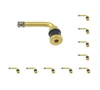 10 set of Universal TR570C Brass Truck Tubeless Tire Elbow Rod Valve Stem Bus 90 Degree Bend Tyre Valve Stem