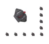 10 set of Waterproof Circuit Breaker Practical Fuse Holder Inverter Wear-resistant Power Supply Protector with Manual Reset Button 150A