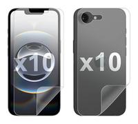10 Set Soft PET Film Screen Protector Guard for Apple iPhone 16e Front and Back