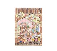 10 Sets 3D Sticker Scene Book,Sticker Therapy for Adults,Include 20 Beautiful House Isometric 3D Space DIY Scene Stickers Book,Cute Art Stickers for Girls