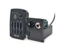 10 Sets 4 Band EQ Acoustic Guitar Preamp With Round Digital Proceeding Tuner Equalizer Guitar Pickup Acoustic Guitar Pickups parts