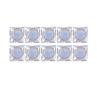 10 Sets Acoustic Guitar Strings, Steel Core 6 - String Replacement with Color Beads, Rust - Proof Phosphor Bronze Wound Strings for Folk Guitar, Clear Sound and Rich Overtones