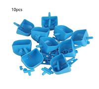 10 Sets Automatic Rabbit Drinker Drinking Feeding Bowl with Drain Outlet Animal Applicable Farming Pasture