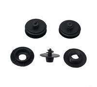 10 Sets Black Pvc Car Floor Mat Clips for Double-layer Auto Carpets - Retainer Fixing Holders with Grip Style Compatible Having Most Vehi