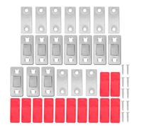 10 Sets Cabinet Magnetic Door Catch Zinc Alloy Silver | Keeps Doors Closed Tightly, Not Easy to Notice, Protects Decor in Bedroom Rv Cabinets