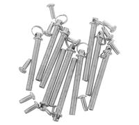 10 Sets Fan Accessories Stainless Steel Shaft Rivet | Locking Pins, Fan Shafts Rivets, Hand Fan Rivets Shaft, Simple Installation for Repair Work
