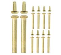 10 Sets Golden Stainless Steel Fan Shaft Rivets 31mm