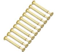 10 Sets Golden Stainless Steel Folding Fan Axle Rivet Repair Kit