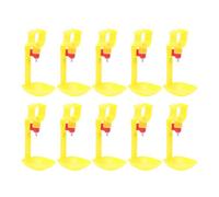 10 Sets Hanging Poultry Water Cup Automatic Poultry Drinker Chicken Water Cup Nipple Drinker Set For Chicken Ducks Poultry Water Feeder Poultry Water Feeders For Chickens Automatic Poultry Water Cups