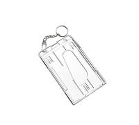 10 Sets Hard ID Card Badge Holder for Keyring Clip Retractable Lanyard Fuel Gas Petroleum