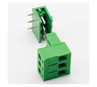 10 sets ht5.08 3pin Right angle Terminal type 300V 10A 5.08mm pitch connector pcb screw terminal block