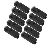 10 Sets Invisible Shelf Bracket Black Heavy Duty for 18mm Shelves