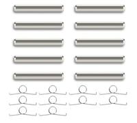 10 Sets L2 R2 Trigger Button Springs Replacement with Cylinder Compatible with DualSense PS5 Controller Spring Replacement Repair Kits