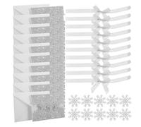 10 Sets Laser Cut Invitation Cards with Envelopes, Silver | Winter Wonderland Design, Silver Card Stock, Keepsake-worthy Inserts, for Weddings, Birthdays and Business Events