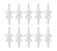 10 Sets Leak Proof Threaded Hose Barbed Bulkhead Connectors 3/16 Thru-Bulk Bulkhead for Secure Use Barbed