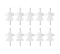 10 Sets Leak Proof Threaded Hose Barbed Bulkhead Connectors 3/16 Thru-Bulk Bulkhead for Secure Use Barbed