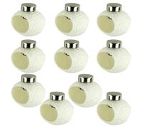 10 Sets Little Cocoon Huts with Magnets Small Natural Silk Cocoon Huts for Jumping Spiders Pet Hide Habitat Accessories