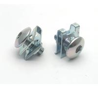 10 Sets M6 Motorcycle ATV Screw Bolt And U Type Clips With Nut 6mm 12-30mm(M6X25mm)