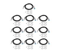 10 Sets NPN NO Proximity Switch Sensor NJK-5003C, 10mm Inductive Magnetic Sensor DC 5-30V with Magnets & Nuts for Automation Equipment & Assembly Lines
