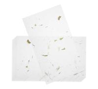 10 Sets Vintage Style Letter Paper Set, Rice Paper, Smooth Writing | Blank Stationery Sheets for Letters and Poems, Thick Texture, Decorative Invitation Use