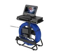 10" Sewer Pipe Inspection Camera With 512HZ Locator 1080P Screen And Meter Counter+Self-Leveling +Diameter 7MM 50-100M Cable Good Image Quality(100 m,NO 512 Locator)