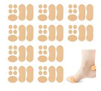 10 Sheeets Moleskin for Feet,Foot Care Tape Patches Pre-Cut Waterproof Adhesive Soft Foam Sticker Foot Treatment, Heal Fast for Heel Foot Toe Chafing Blister Prevention