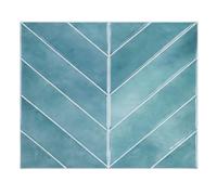 10-Sheet 3D Beige Herringbone Peel and Stick Wall Tiles | 22.9 x 29 cm, Waterproof, Self-Adhesive, For Kitchen & Bathroom Splashbacks