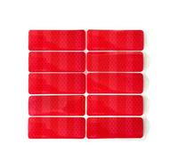 10 Sheet Baby Strollers Decals Reflective Water Proofing Stickers for Wheelchairs Enhances Nighttime Visibility Multifunctional Reflective Stickers for Bicycles and Strollers