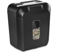10-Sheet Home Shredder, Cross-Cut Paper Shredder Shreds Paper/Card/Staple/Clip Small Office Shredder Machine, High Security Level P-4 Jam Proof System 14L Liftout Basket