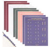 10 Sheet Month Index Tabs for Planner, Colorful Self-Adhesive Planner Monthly Tabs, Notebook Index Calendar Tabs for Planners Office Study Journal Notebook Agendas Organizers Office Supplies