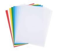 10 Sheet Transfer Paper, 23 x 14cm Carbon Water-Soluble Tracing Copy Paper for Cloth, Canvas and Embroidery (Yellow)