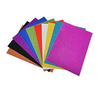 10 sheets 30 x 20cm Self-Adhesive Gemstone Metallic Glitter Art Sign Vinyl Sticker Sticky Paper Assorted Colours Gold Silver etc DIY Hobby Crafter tissue paper sheets for wrapping