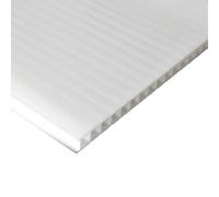 10 Sheets A2 PVC Alveolar White 5 mm Thick | Corrugated Plastic Sheets A2 Format (59.4 x 42 cm) | Sheets of Polypropylene Cellular for Crafts