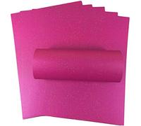 10 Sheets A4 Brilliant Rose Pink Iridescent Sparkle Card 300gsm Card for Crafts Card Making