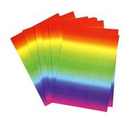 10 Sheets A4 Rainbow Card Sheets for Crafts | Coloured Card for Crafts
