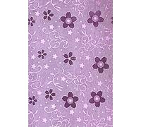 10 Sheets A4 Self Adhesive Glitter Paper - Sparkly Non Shed 80gsm Sticky Back Cardstock Craft Sheets for Cutting Machines, Scrapbooking & Card Making (Pink Flowers)