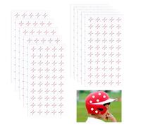 10 Sheets Baseball Stickers, 0.5in Sports Ball Stickers Self-Adhesive Sports Stickers Small Waterproof Envelope Gift Bag Seal for Baseball Theme Party Decor Supplies Team Gifts
