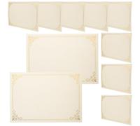 10 Sheets Blank Certificate Papers White Paper Printable Writable