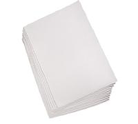10 Sheets Bright White 300g Cotton Art Paper with Deckle Edges for Craft Design & Student Sketching Practice Painting Paper for Artists