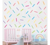 10 Sheets Candy Confetti Wall Stickers,Confetti Wall Decals Removable for Teen Girls Boy Kids Nursery Kindergarten Living Room Home Bedroom Kitchen Dining-Room DIY Party Birthday Decor