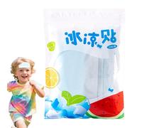 10 Sheets Cooling Patches Cold Compress Stickers - Long-Lasting Cooling Support Patch Portable for Kids Cool Pads Relieve Headaches, Migraine, Toothache, Relieve Fatigue, Sunstroke