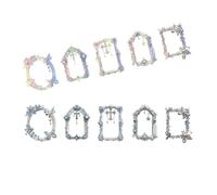 10 Sheets Decorative Sticker Aesthetic Crystal Museums Series Scrapbook Journal Journal Decorative Crystal Museums Series