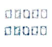 10 Sheets Decorative Sticker Aesthetic Crystal Museums Series Scrapbook Journal Journal Decorative Crystal Museums Series